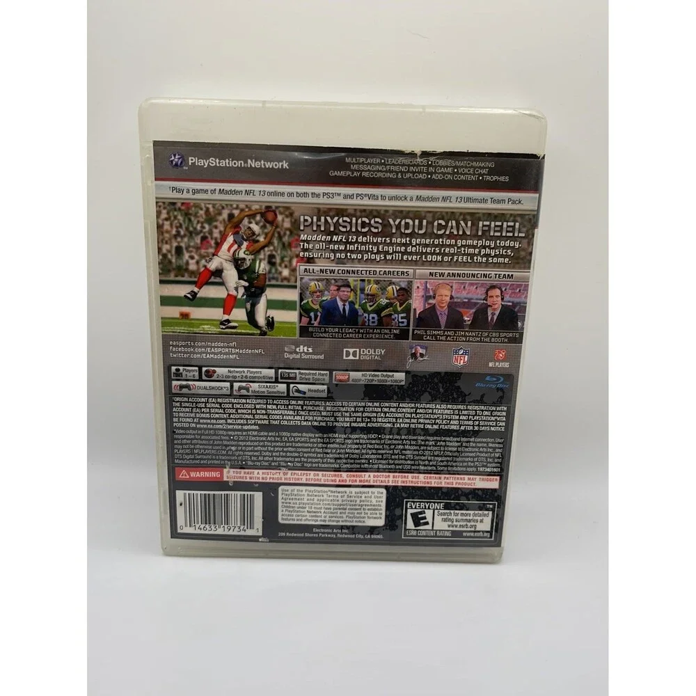 Madden NFL 13 For Playstation 3
